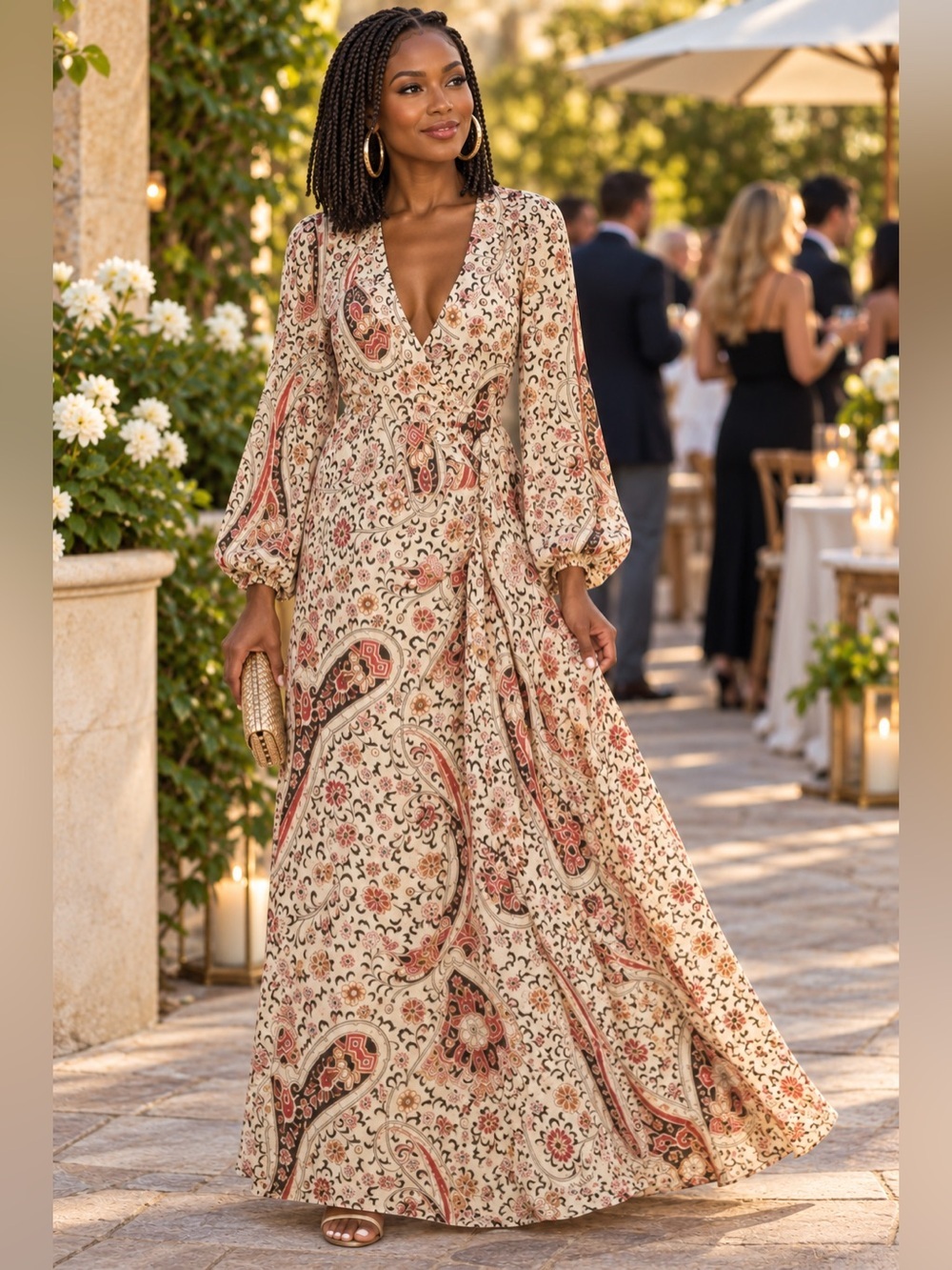 NWT Veronica Beard Paisley Floral Maxi Dress Size 6 $598